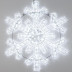 Светодиодная фигура Ardecoled Снежинка ARD-Snowflake-M11-1250x1200-604Led White 034260