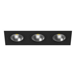 Комплект из светильника и рамки Lightstar Intero 111 (217837+217907+217907+217907) i837070707