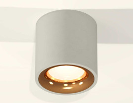 Комплект накладного светильника Ambrella light Techno Spot XS7533024 SGR/PYG серый песок/золото желтое полированное (C7533, N7014)
