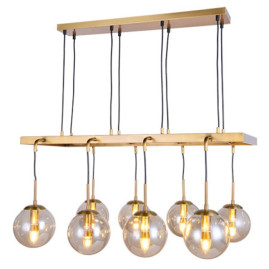 Подвесная люстра Loft-Concept Bistro Globe Clear Glass 40.2348-0 21621