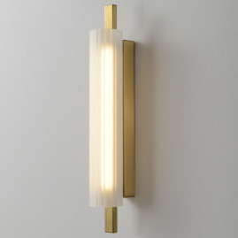 Настенный светодиодный светильник Crystal Lux Tunnel AP10 Led Brass