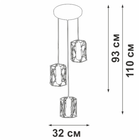 Люстра Vitaluce V43820-1/3S