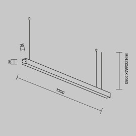 Линейный светильник Maytoni Technical LL312004