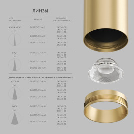 Трековый светодиодный светильник Denkirs Shine Spot DK5741-SB