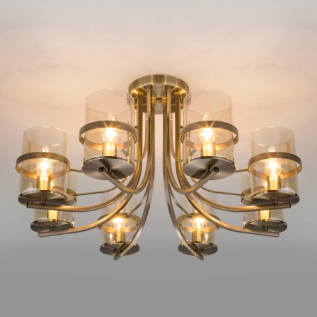 Потолочная люстра Eurosvet 60085/8 античная бронза
