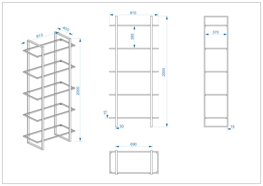 Стеллаж прозрачное стекло/золото