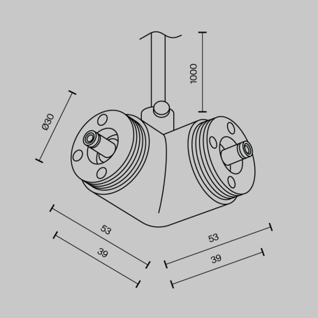 Аксессуар Maytoni Technical CA014LC-P-B