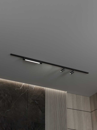 Трековая система со светильниками №5 однофазная накладная Hesby Lighting Skylite HSBL_kompl_S005_NI2B3K