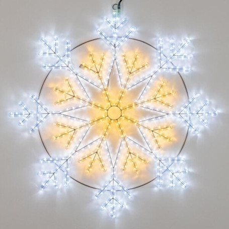 Светодиодная фигура Ardecoled Снежинка ARD-Snowflake-M12-900x900-720Led White/Warm 034262