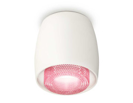 Комплект накладного светильника Ambrella light Techno Spot XS1141022 SWH/PI белый песок/розовый (C1141, N7193)