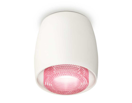 Комплект накладного светильника Ambrella light Techno Spot XS1141022 SWH/PI белый песок/розовый (C1141, N7193)