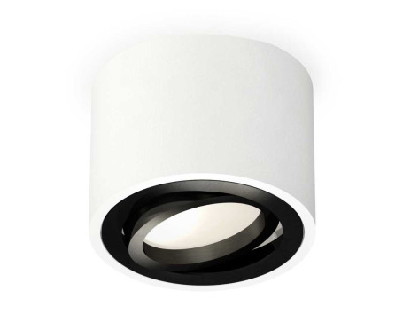 Комплект накладного светильника Ambrella light Techno Spot XS7510002 SWH/PBK белый песок/черный полированный (C7510, N7002)