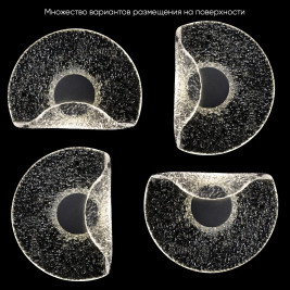 Настенный светодиодный светильник Crystal Lux Wave AP6W Led Transparent