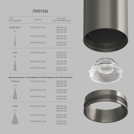 Трековый светодиодный светильник Denkirs Shine Spot DK5741-DN