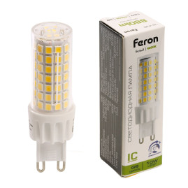 Лампа светодиодная диммируемая Feron LB-438 G9 10W 4000K 51742