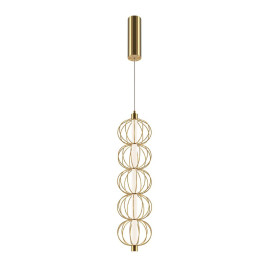 Подвесной светодиодный светильник Maytoni Golden Cage MOD216PL-L10G3K