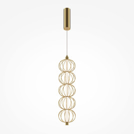 Подвесной светодиодный светильник Maytoni Golden Cage MOD216PL-L10G3K