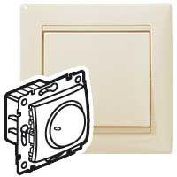 Диммер поворотный Legrand Valena 400W слоновая кость 695628