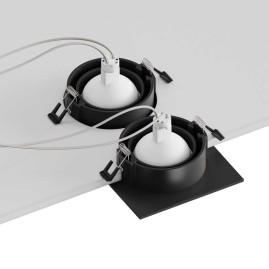 Встраиваемый светильник Hesby Lighting Hesby Atlas IP20,10Вт, GU5.3, черный HSBL_0117