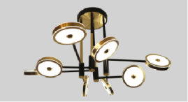 Люстра подвесная Alfa Light F3224-35 W890*H450 LED