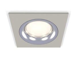 Комплект встраиваемого светильника Ambrella light Techno Spot XC7633003 SGR/PSL серый песок/серебро полированное (C7633, N7012)