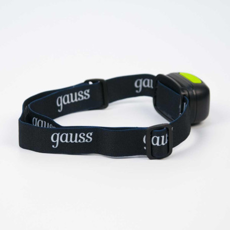 Налобный светодиодный фонарь Gauss аккумуляторный 40х60 220 лм GF402