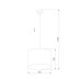 Подвесной светильник TK Lighting 6172 Tercino Blue