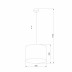 Подвесной светильник TK Lighting 6172 Tercino Blue