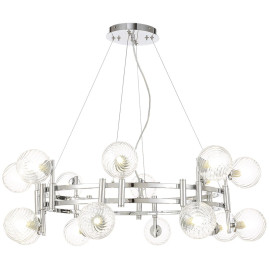 Подвесная люстра Crystal Lux Luxury SP16 Chrome