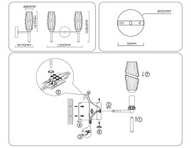Настенный светильник Ambrella light High light LH55206