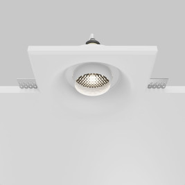 Встраиваемый светильник Maytoni Technical Gyps Modern DL006-GU10-RD-W