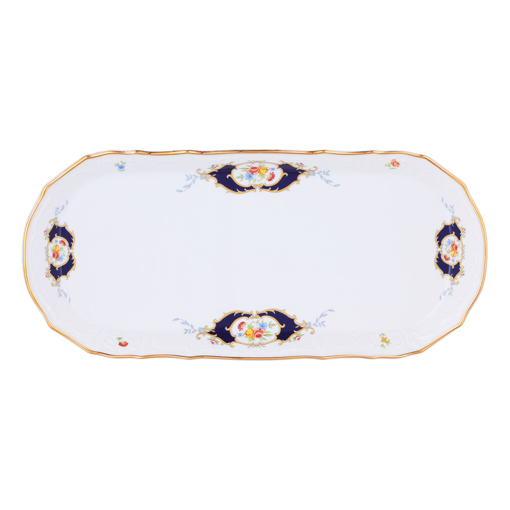 Поднос прямоугольный 37см.&quot;Синий глаз 36612&quot; Bernadotte