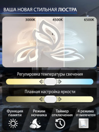 Потолочная светодиодная люстра Natali Kovaltseva LED LAMPS 81426