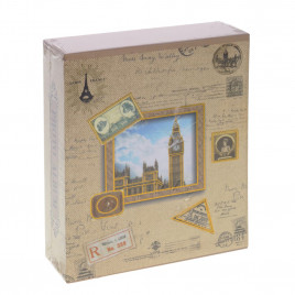 Фотоальбом для 40 фото 10*15, L14 W4,5 H17 см, 4в.