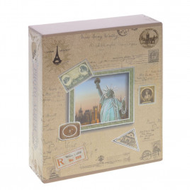 Фотоальбом для 40 фото 10*15, L14 W4,5 H17 см, 4в.