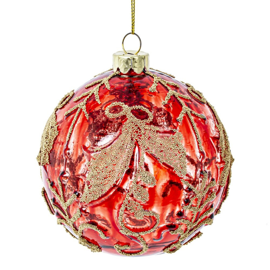 Украшение новогоднее &quot;Шар&quot;, D 10 см, L10 W10 H10 см