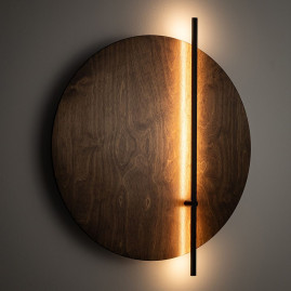 Настенный светильник Nowodvorski Sunrise Led D Dark Wood/Black 11432