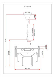 Подвесная люстра Moderli Crystal V10736-4P