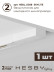 Накладная однофазная трековая система Hesby Lighting Skylite №13 со светильниками HSBL_kompl_S013_NI2W3K
