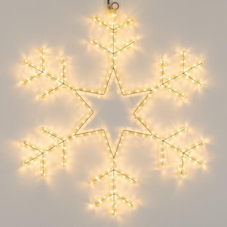 Светодиодная фигура Ardecoled Снежинка ARD-Snowflake-M4-750x750-324Led Warm 034252