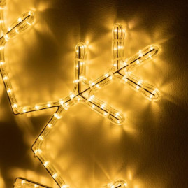 Светодиодная фигура Ardecoled Снежинка ARD-Snowflake-M4-750x750-324Led Warm 034252