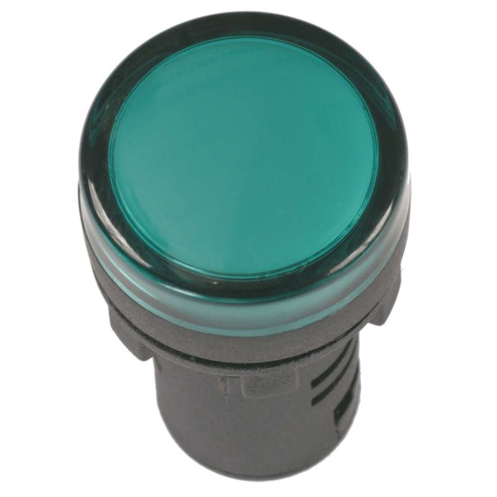 Лампа AD16DS(LED)матрица d=16мм зеленый 230В AC IEK BLS10-ADDS-230-K06-16