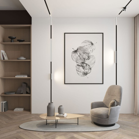 Трековый светодиодный светильник Denkirs Smart Linear DK8014-BK