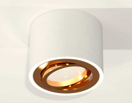 Комплект накладного светильника Ambrella light Techno Spot XS7510004 SWH/PYG белый песок/золото желтое полированное (C7510, N7004)