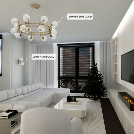 Подвесная люстра Crystal Lux Luxury SP16 Gold
