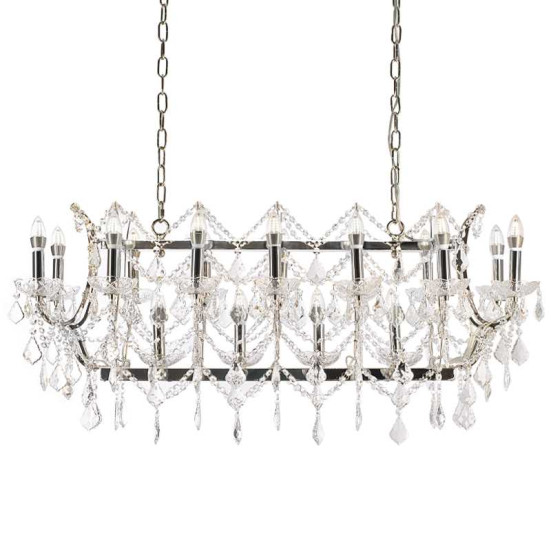 Подвесная люстра Loft-Concept RH Rococo Iron &amp; Crystal Chandelier 40.350-0 20675