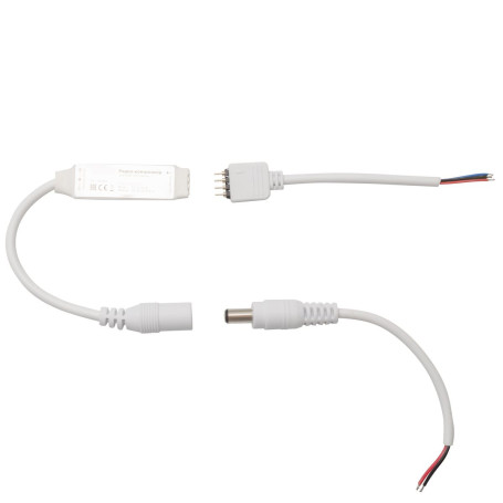 Мини-контроллер RGB OGM с пультом 12/24V C4-18