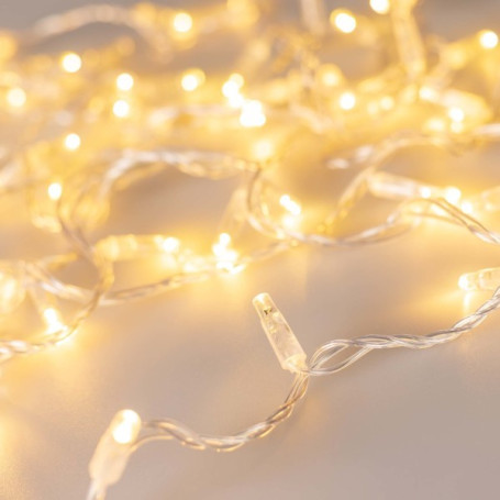 Уличная светодиодная гирлянда Ardecoled нить 230V теплый белый ARD-String-Classic-10000-Clear-100Led-Flash Warm/Warm 025814