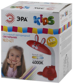 Настольная лампа ЭРА NLED-431-5W-R Б0019776