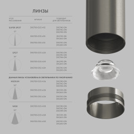 Трековый светодиодный светильник Denkirs Shine Spot DK5742-DN